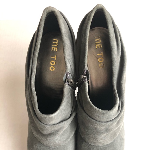 Me Too Gray Suede Heels Size 11 - Picture 4 of 4